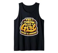 Sì, Mi Piace Una Ragazza Vuole Una lezione Divertente Lanciatore di Softball Canotta