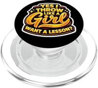 Sì, mi piace una ragazza vuole una lezione Divertente lanciatore di softball PopSockets PopGrip per MagSafe