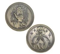 Sì No Skull Flipping Challenge Coin Decision Maker Coin