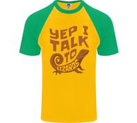 Sì Parlo Con I Lucertole Camaleonti Maglietta A Maniche Corte Da Uomo