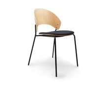 Si Prega di Attendere di Essere Seduti. Sedia da Pranzo Dosina in Rovere/ Nero