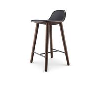 Si Prega di Attendere di Essere Seduti Sgabello da Bar Yuuga H65 Rovere/ Nero