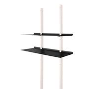 Si Prega di Attendere di Essere Seduti Smile Shelf Set di 2 Grande Nero