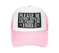 Si Prega di Essere pazienti con Me, vengo dagli Anni '90. Cappello a Rete da Uomo e da Donna, Berretto da Baseball, Regalo per papà.