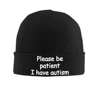 Si Prega di Essere pazienti Ho autismo Cappello Autunno Inverno Berretto Berretto Unisex zucchetto