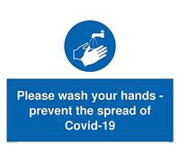 Si prega di lavarsi le mani - prevenire la diffusione di Covid-19
