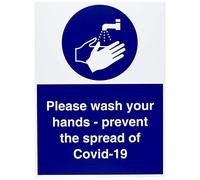 Si prega di lavarsi le mani - prevenire la diffusione di Covid-19