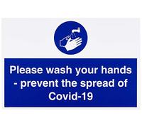 Si prega di lavarsi le mani - prevenire la diffusione di Covid-19