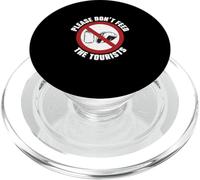 Si prega di non nutrire i turisti Guida turistica divertente guida turistica PopSockets PopGrip per MagSafe