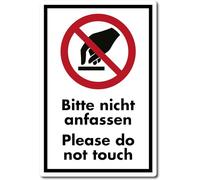 Si prega di non toccare cartello in plastica 30 x 20 cm (resistente alle intemperie)