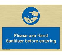 Si prega di utilizzare un disinfettante per le mani prima di