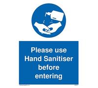 Si prega di utilizzare un disinfettante per le mani prima di