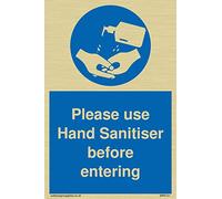 Si prega di utilizzare un disinfettante per le mani prima di