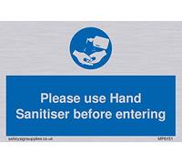 Si prega di utilizzare un disinfettante per le mani prima di