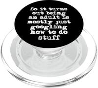 Si scopre che essere un adulto è solo cercare su Google come fare cose PopSockets PopGrip per MagSafe