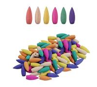 SI SEN 120 PCS Cono Riflusso, Incenso Coni, Coni di Incenso Mix, per Camera Letto Ufficio Yoga