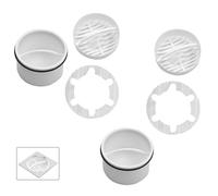 SI SEN 2 tubi sommergibili per Viega Tempoplex modello 6960, 6963, 6961.99, 6962, filtro per capelli, scarico doccia, diametro 70 mm