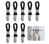 SI SEN 8 Pezzi Clip per Gancio per Strofinaccio, Clip per Asciugamano da Cucina, Clip per Asciugamani in Metallo, Clip per Appendere Mollette, Strofinacci, Calzini, Guanti, Asciugamani