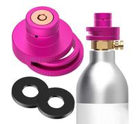 SI SEN Adattatore rapido CO2 Quick per CO2 Soda compatibile con Duo/Terra/E-Terra/Art/Crystal 3.0/Gaia Sprudel, adattatore Sodastream TR21-4, filettatura trapezoidale cilindro, 60 l