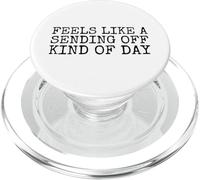 Si sente come un invio di tipo di giorno divertente calcio PopSockets PopGrip per MagSafe