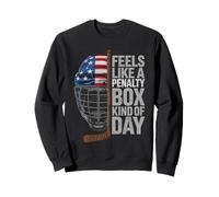 Si sente Come Un rigore Tipo di Giorno Hockey su Ghiaccio Giocatore di Sport Felpa