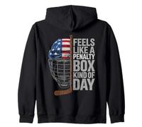 Si sente Come Un rigore Tipo di Giorno Hockey su Ghiaccio Giocatore di Sport Felpa con Cappuccio