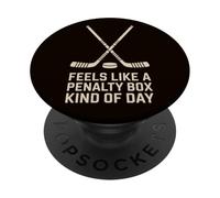 Si sente come un rigore tipo di giorno Hockey su ghiaccio giocatore di sport PopSockets PopGrip Adesivo