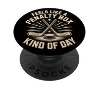 Si sente come un rigore tipo di giorno Hockey su ghiaccio giocatore di sport PopSockets PopGrip Adesivo