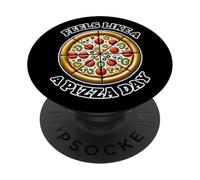 Si sente come una giornata di pizza divertente dicendo amante della pizza PopSockets PopGrip Adesivo