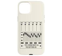 Sì, so cosa fanno tutti i pulsanti Ingegnere audio Mixer Cinghiale Custodia per iPhone 15 Plus