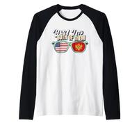 Sì, Sono Entrambi Montenegro Americano Maglia con Maniche Raglan