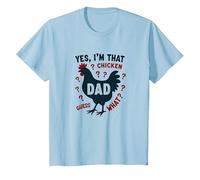 Sì, Sono Quel papà di Pollo indovina Quale Umorismo per i Padri Maglietta, Bambini, Celeste, 6 Anni