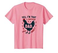 Sì, Sono Quel papà di Pollo indovina Quale Umorismo per i Padri Maglietta, Bambini, Rosa, 4 Anni