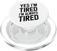 Sì, sono stanco, sono sempre stanco PopSockets PopGrip per MagSafe