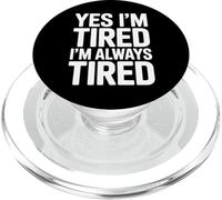 Sì, sono stanco, sono sempre stanco PopSockets PopGrip per MagSafe