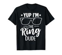 Sì, sono The Ring Dude Funny Bearer, equipaggio per la cerimonia nuziale Maglietta