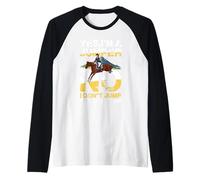 Sì, Sono Un Maglione No Non Salto Umorismo Maglia con Maniche Raglan