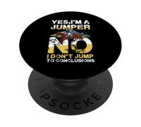 Sì, sono un maglione No Non salto umorismo PopSockets PopGrip Adesivo