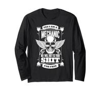Sì Sono Un Meccanico Non RISOLVERO LA Tua Merda GRATUITAMENTE Meme Maglia a Manica