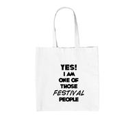 Sì, Sono Uno Di Quelli Festival - Borsa In Tela - Musica, Film, Campeggio, Festa