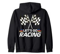 Si spengono le luci e si allontanano We Go Race Week Motorsport Racing Felpa con Cappuccio