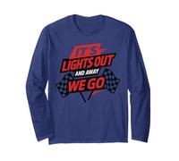Si spengono le luci e si allontanano We Go Race Week Motorsport Racing Maglia a Manica
