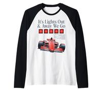 Si spengono Le luci e Si allontanano We Go Race Week Motorsport Racing Maglia con Maniche Raglan