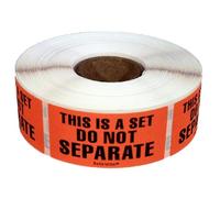 Si tratta di un set do not separate Labels, rotolo di 500
