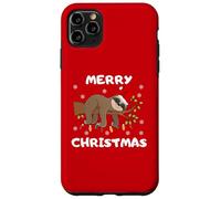 Si tu m'aimes, laisse-moi dormir à Noël pull paresseux drôle Custodia per iPhone 11 Pro Max