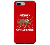 Si tu m'aimes, laisse-moi dormir à Noël pull paresseux drôle Custodia per iPhone 7 Plus/8 Plus