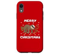 Si tu m'aimes, laisse-moi dormir à Noël pull paresseux drôle Custodia per iPhone XR