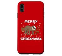 Si tu m'aimes, laisse-moi dormir à Noël pull paresseux drôle Custodia per iPhone XS Max