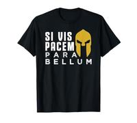 Si Vis Pacem para Bellum Antico Spirito Guerriero Maglietta