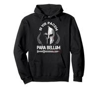 Si Vis Pacem Para Bellum - Motivation Quote Fighter Gym Felpa con Cappuccio